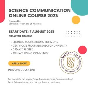 Science communication online course