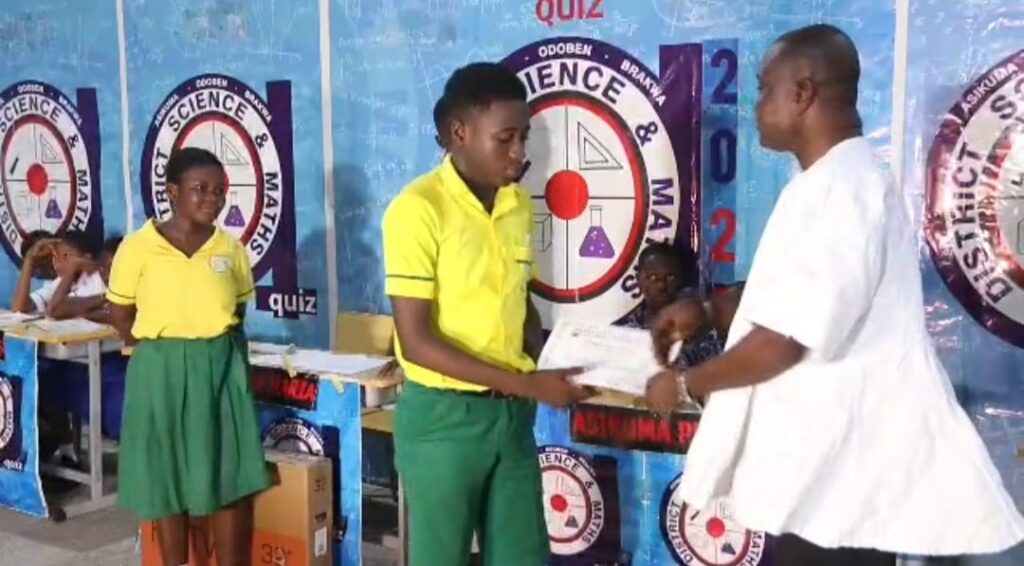 Science and maths competition held at Asikuma District Assembly Hall