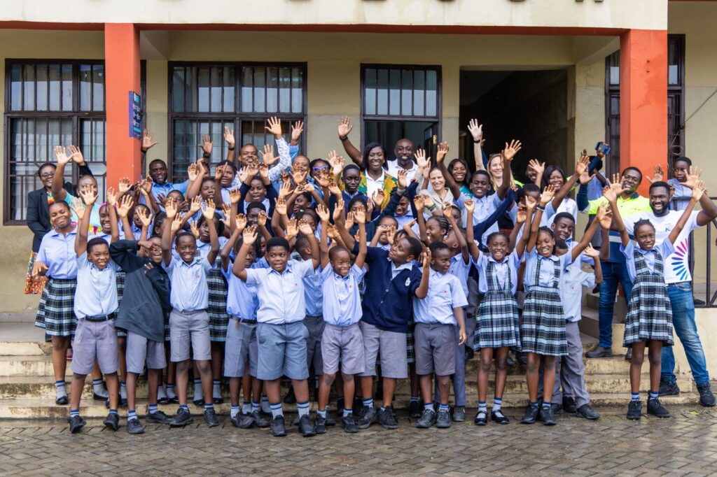 Rosharon Montessori School after digital skills initiative, signal to coding